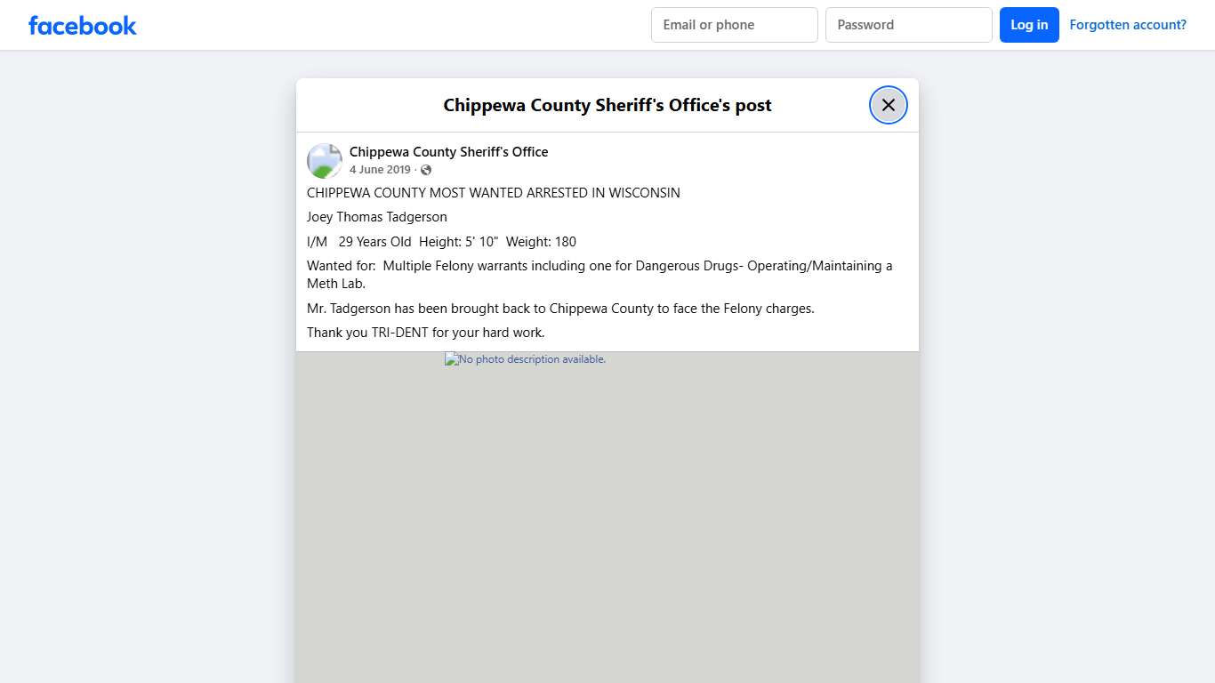 CHIPPEWA COUNTY MOST... - Chippewa County Sheriff's Office Facebook